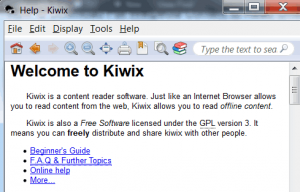 wiki offline kiwix